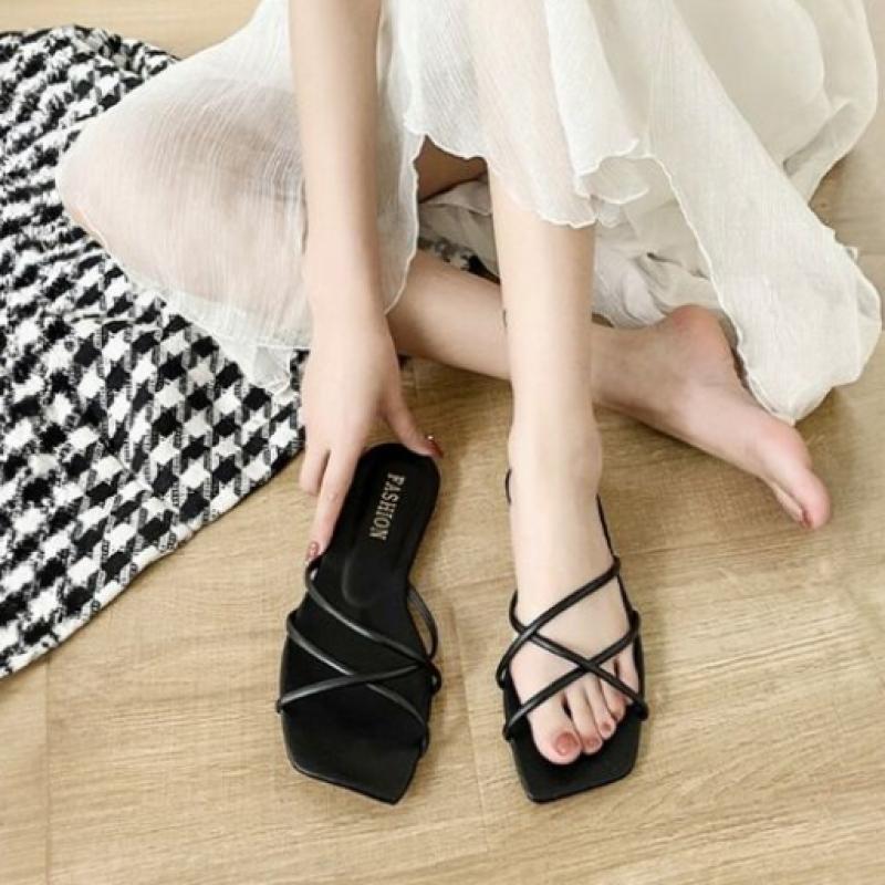 New Arrivals Open Run Women Cross Strap Slippers
