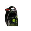 Flexi Black Design Tape Small 5m Black Dog Leash
