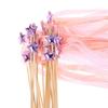 24 Pack with Bells Fairy Wands Lace Ribbon Pentagram Fairy Wand Cute Ribbon Wands  Wedding