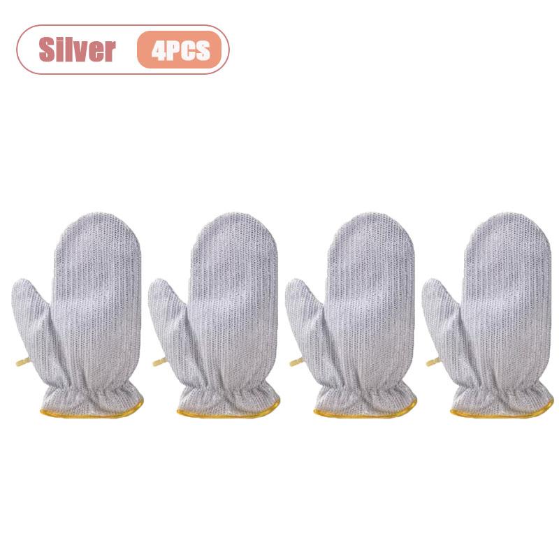 1-20PCS Wire Dishwashing Gloves Scouring Cleaning Ball Heat Resistant Oil Removal Multifunction Kitchen Cleaning Tool