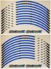 MonoCraft Universal 17-inch Rim Sticker Set Type-05 (Blue) MC-17IN_05-B