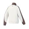 Fila Casual Stand Collar Long Sleeve Knit Jacket Women Jackets Vanilla-White A11W511506FIV