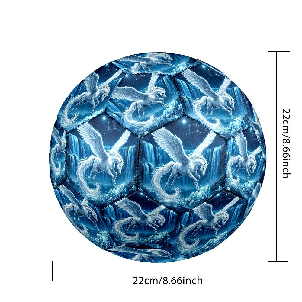 1pc Pegasus Waterfall Night Durable Size 5 Soccer Ball Professional Match Training Football Indoor &Outdoor Sports Ball p60136
