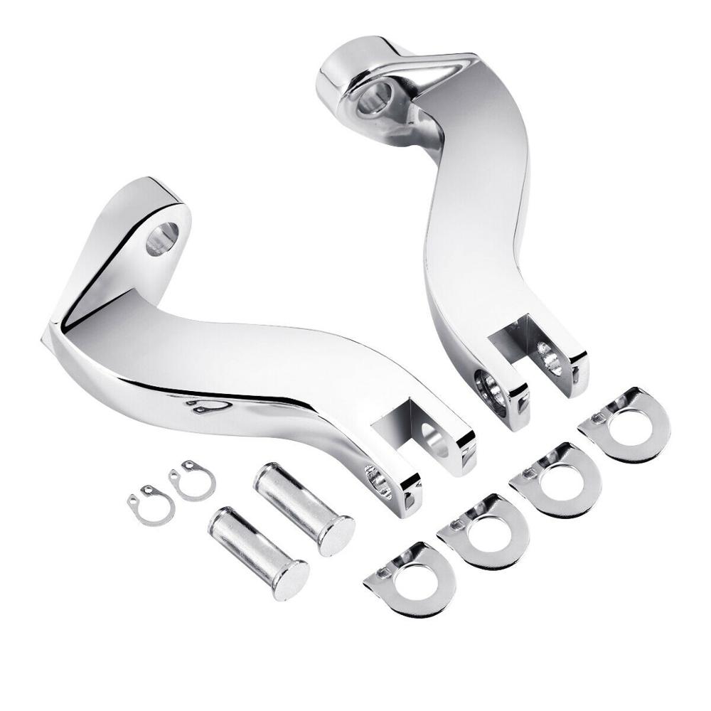 Motorcycle Passenger Rear Foot Peg Mounting Kits For Harley Touring CVO Street Electra Glide Road King FLHT 1993-2020