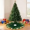 36 Inch Christmas Tree Skirt Cute Snowman/Gnome Rustic Xmas Tree Skirt Winter Holiday Party Tree Mat for Indoor Outdoor Home Decoration