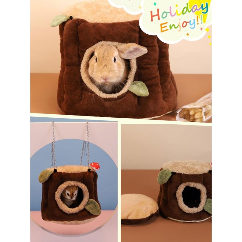 Bird Hanging Hammock for Cage Winter Warm Nest Plush House Tent Hideout Parrot Snuggle for Sleeping Playing & Dropshipping