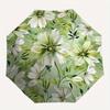 1pc Floral Pattern Automatic Opening/Closing Folding Umbrella with 36 Ribs, Plastic Handle, Windproof Portable Sunshade Umbrella Y250726076