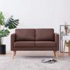 Day and Night - Day and Night 2-seater Brown Fabric Sofa