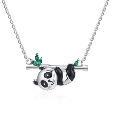 New Niche Design for Little Panda Necklaces, Popular and Cute Animal Necklaces for Girls
