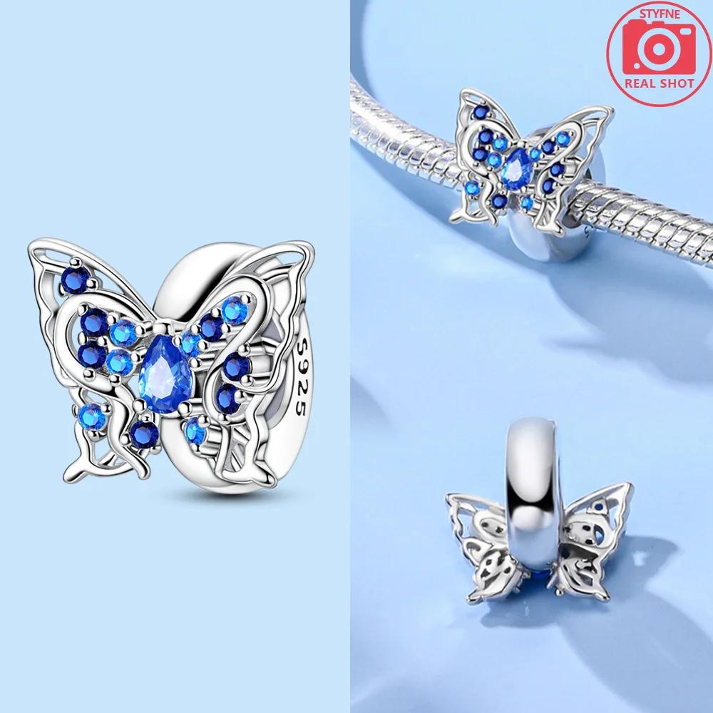 Copper Original Bead Inlaid Zirconium Bowknot Love Heart Balloon Charms Pendants Fit Bracelet Diy Jewelry Marking