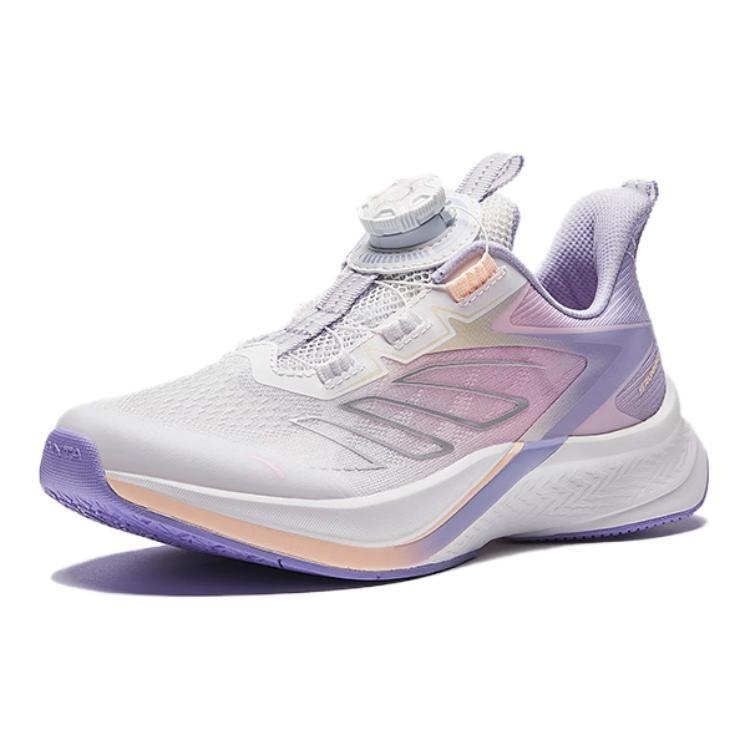 (GS) ANTA Running Series Sneakers 'White Purple Pink' Kids' 322425511-3