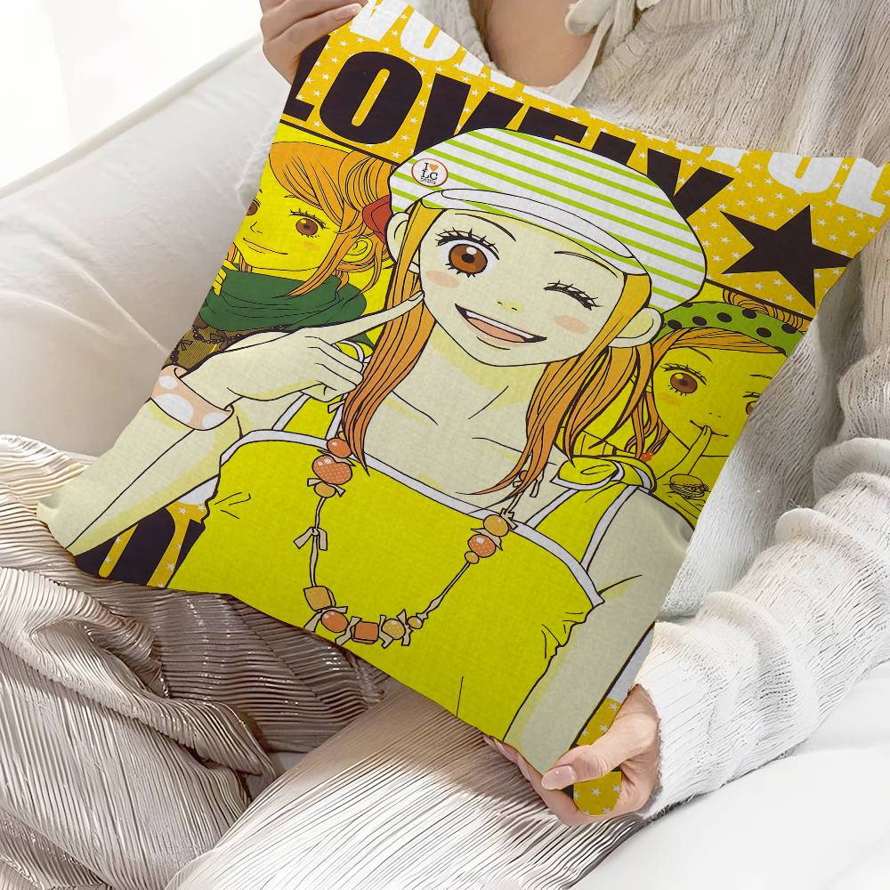 Anime L-Lovely Complex Decorative Room Aesthetics Pillow Case Home Decor Bedroom Sofa Bed Couch Pillow Cover 45x45