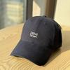 Korean-style Cute and Simple Letter-embroidered Soft-top Baseball Cap with Wide Brim That Makes the Face Look Smaller, Trendy Women's Cap