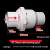 White PVC Ball Check Valve for Water Pipes, Fish Tank Fitting, Sizes: 1 Inch, 25, 32, 40, 50 Mm