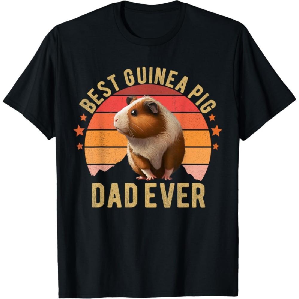 

Best Guinea Pig Dad Ever Guinea Pig Shirt Furry Potato Cavy T-Shirt XXXXXL чёрный