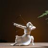 De Chine-Ancient China Swordsman Figure Ornament, Matial Arts, Kung Fu Wuxia Figurines, Neo-Modern Decoration