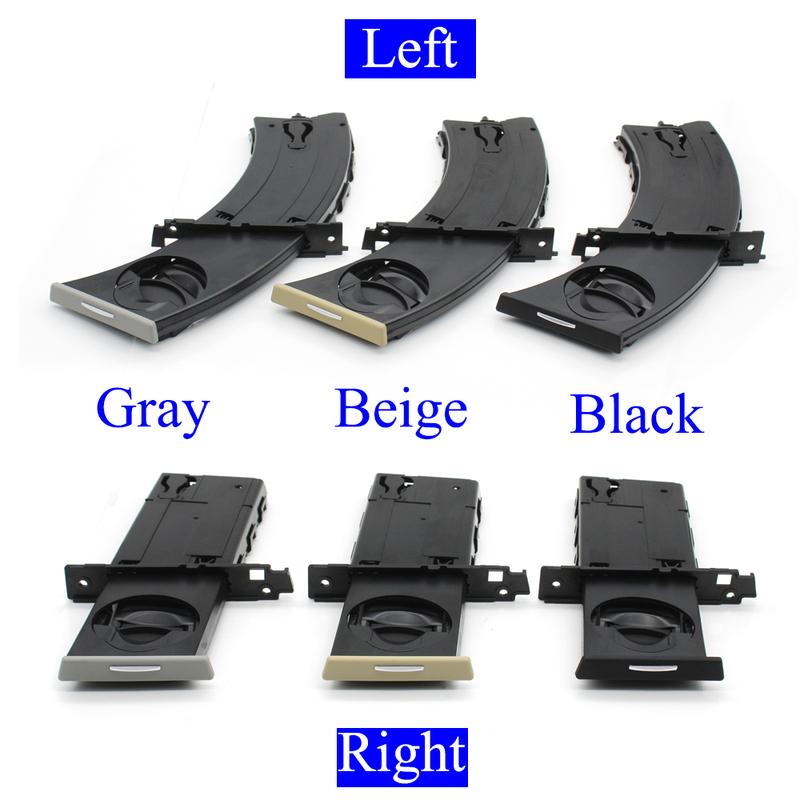 Black Beige Drink Cup Holder Left Driver Retractable Cup Holder For BMW 3 Series E90 E91 E92 E93 316 318 320 325 328i 2005-2012