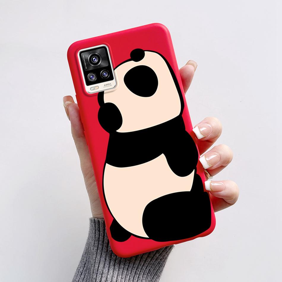 For Vivo V20 2021 Case V2040 Cute Cat Bear Frog Cover Soft Silicone Slim Phone Case For Vivo V20 V 20 VivoV20 V2025 V2024 Bags
