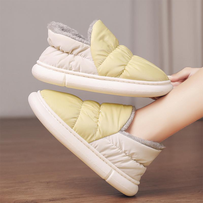 Home cotton shoes winter velvet thickened warm cotton shoes bread shoes parent-child cotton shoes