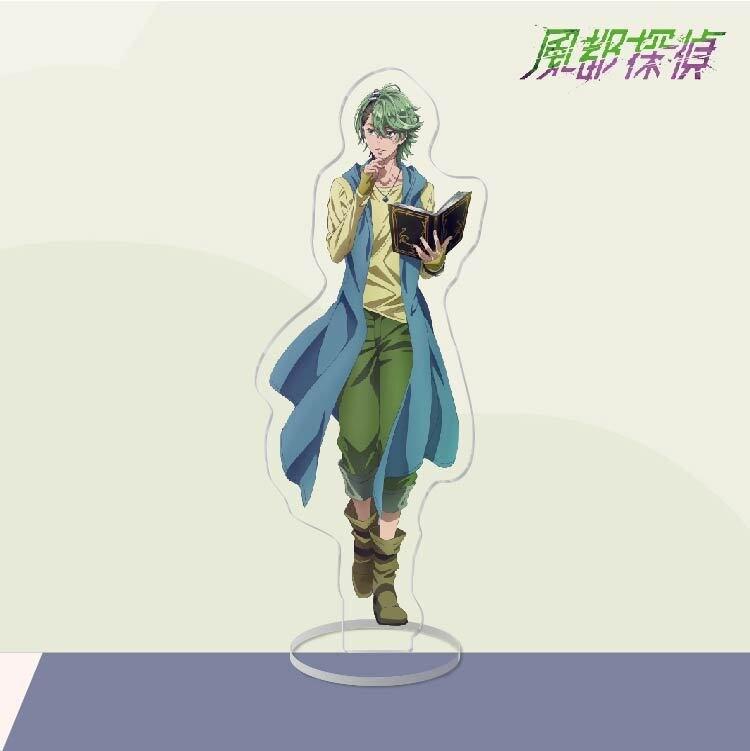 

Аниме акриловая подставка фигурка игрушка Futo Detective ПВХ лазер настольный Hidari Shotaro подставка модель игрушки подарок