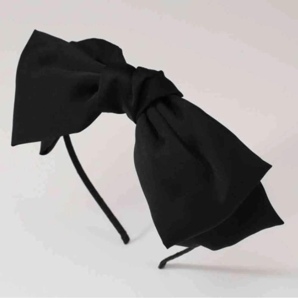 Big ribbon hairband, black hairband, pretty hairband