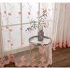 Floral Embroidery Sheer Curtain Perfect for Bedroom, Living Room, and Home Decor, Bedroom Decor Bohemian Style Curtains for Living Room