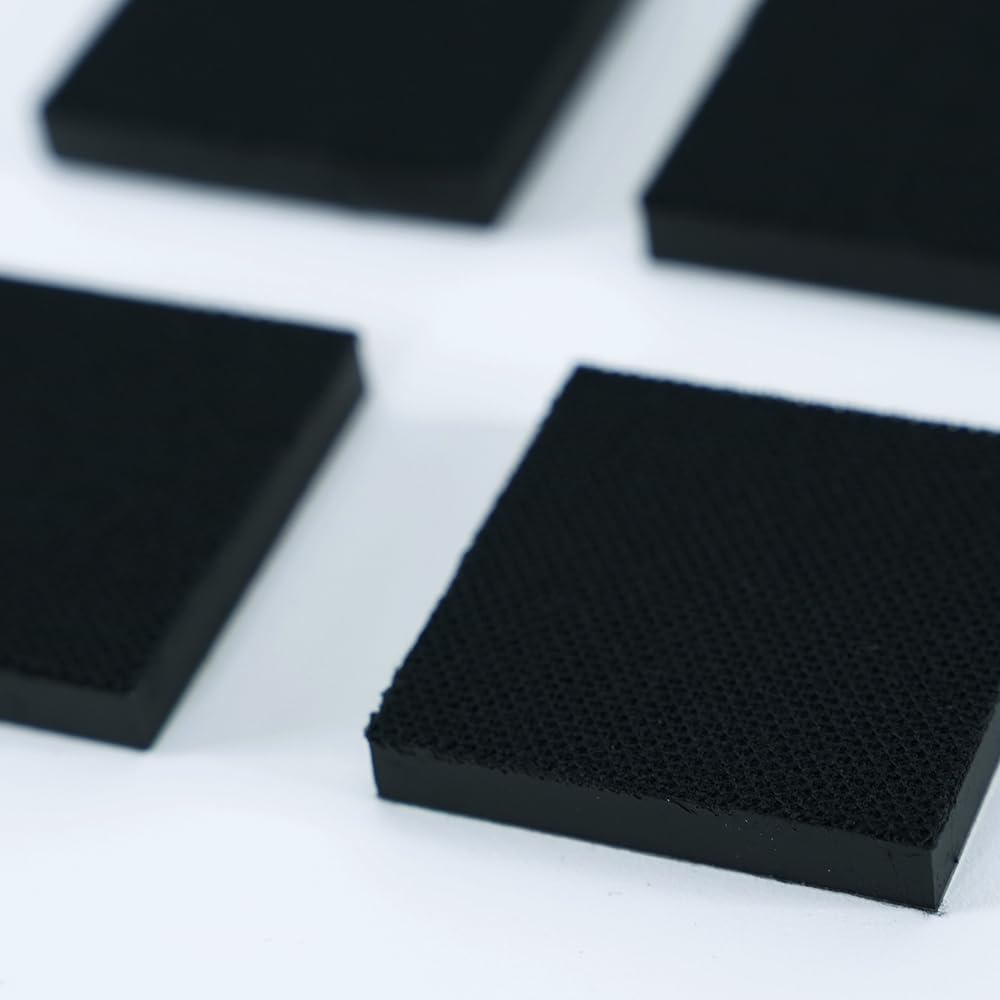 Tokyo Bouon Audio-Isolator OMOCHI Sorbothan Klebequadrat Form Made in Japan Stoßdämpfungsmatte Lautsprecher Verstärker Subwoofer Isolator Vibration