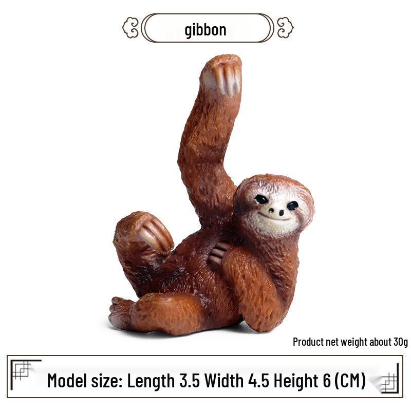 Children's Cognitive Simulation Primate Model: Gorilla & Golden Snub-nosed Monkey Wildlife Toy