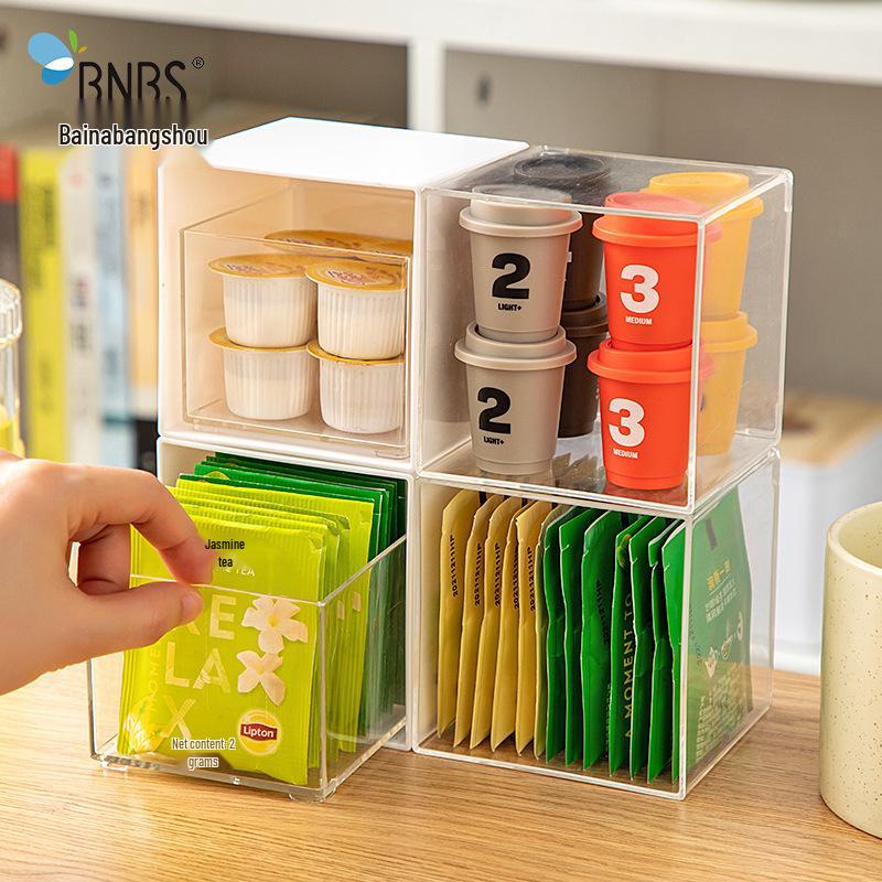 Compact Coffee Storage & Pantry Organizer Box