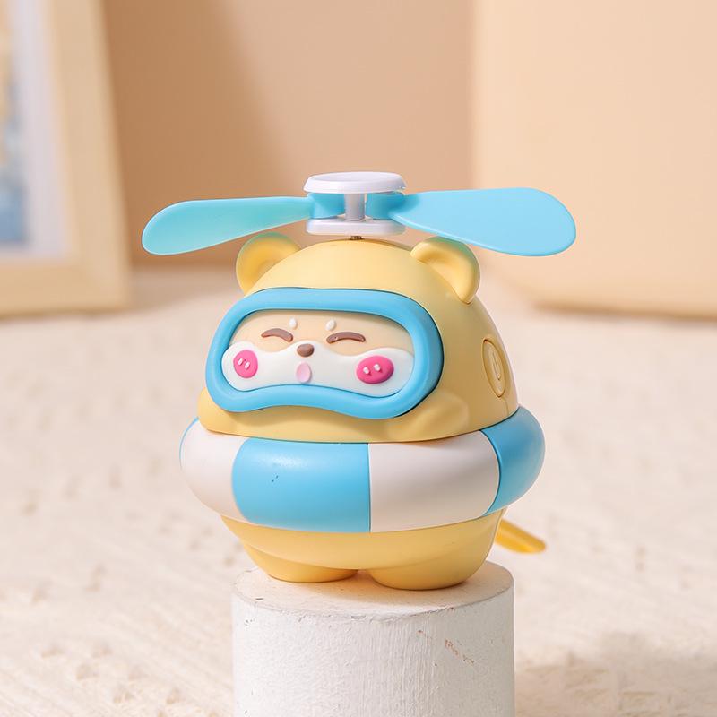 

Portable USB Mini Fan: Summer Party Souvenir with Cute Animal Swim Ring Design 7*7*7.5 cm
