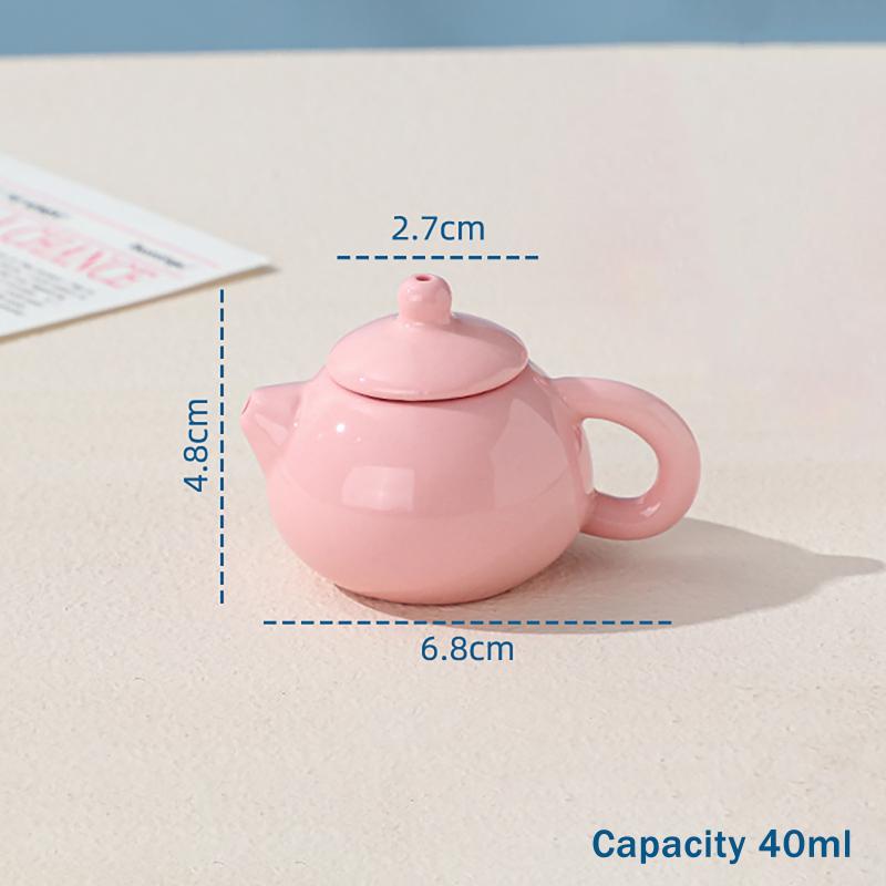 Mini Kung Fu Herbata Czajniczek Filiżanka Chiński Ceramiczny Czajnik Dekoracja Domu Kubek do Kawy Urocza Ceramika Biurkowe Ozdoby