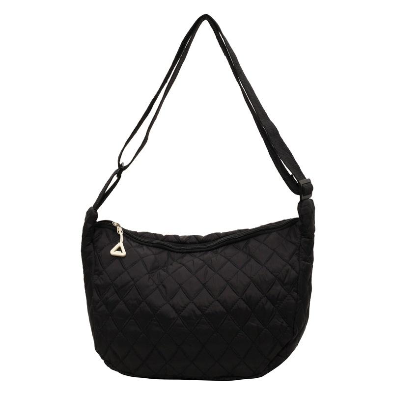 Trendy Quilted Crossbody Shoulder Dumpling Bag for Women