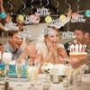 Stylish Birthday Party Hanging Swirls Beautiful Happy Birthday Spirals Decors Set Individualized Party Enhancement