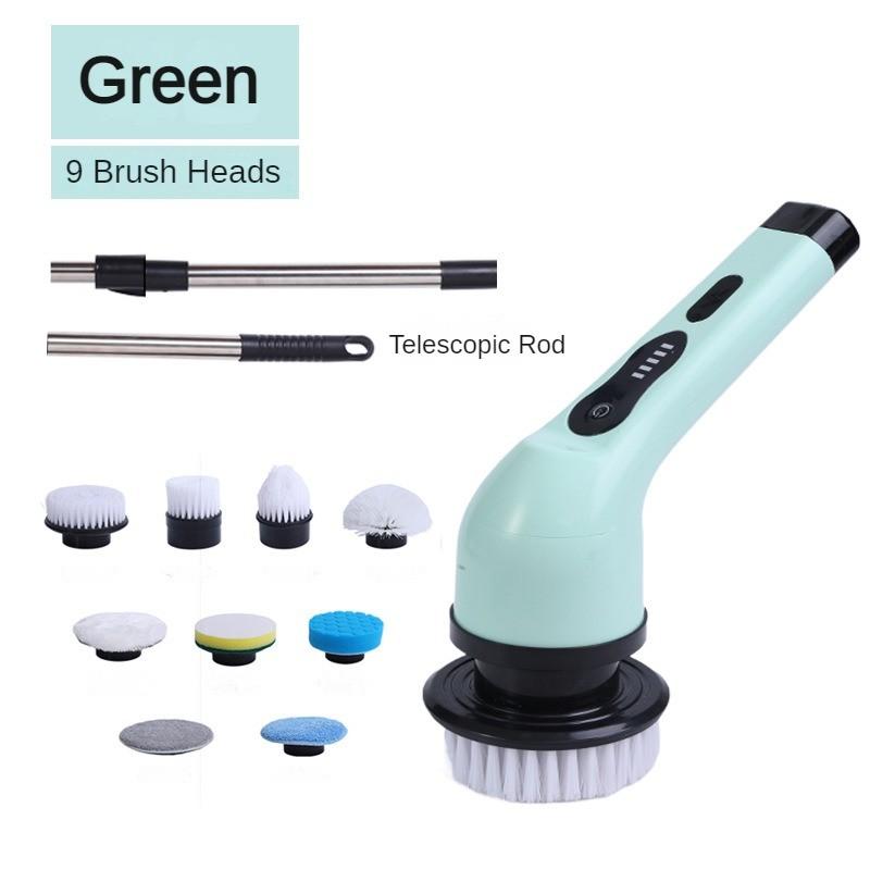 Household Kitchen Spin Scrubber Handheld Powerful Cleaning Tool Multifunctional Wireless Electric Cleaning Brush