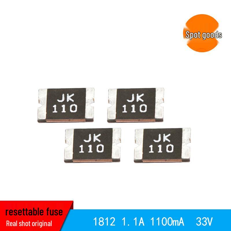 24V Resettable Fuse JK-mSMD110-24V/33V, 1812 1A/1.1A, In Stock