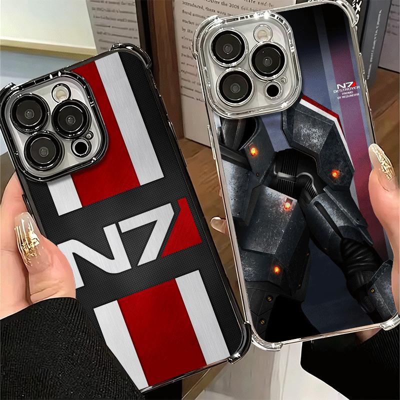 N7 Mass Effect Soft Phone Case For Xiaomi Poco X7 X8 Pro Max X6 X5 X3 F8 Ultra F7 M8 M7 M5S Redmi 15C 15A 15 14C 13C 12C 13 12