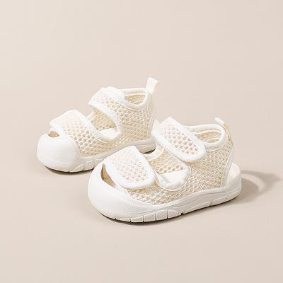 Baby Breathable Mesh Closed Toe Anti Slip Casual Sandals
