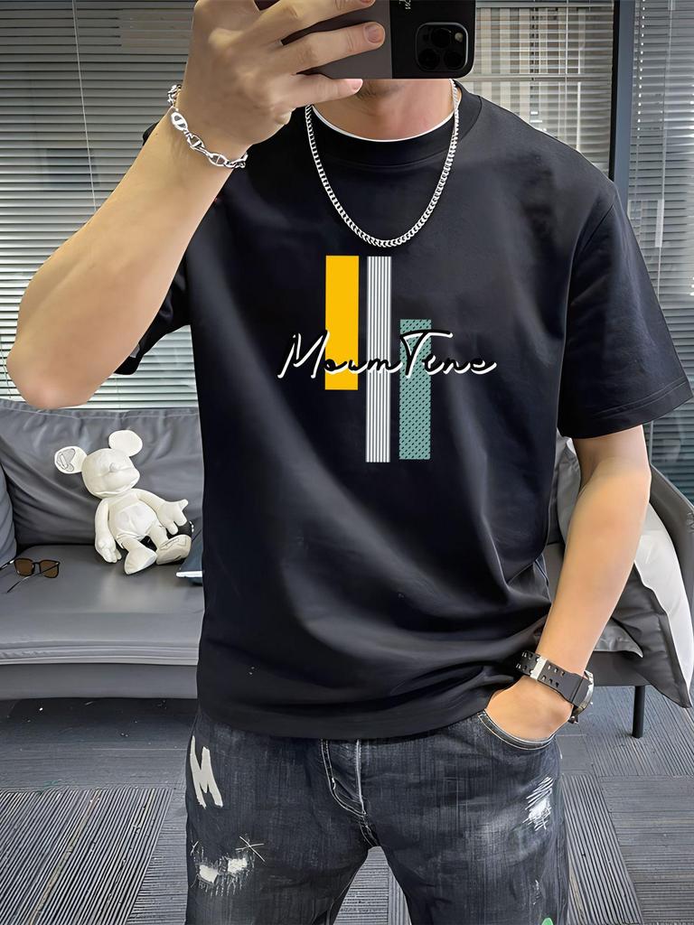 Men's Retro Pure Cotton Short-Sleeve T-Shirt - 100% Cotton