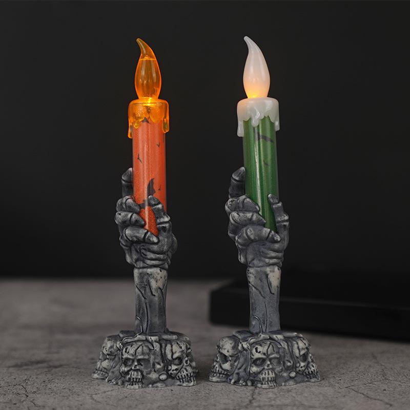 Ghost Festival Halloween Candle Holder Night Light Decor