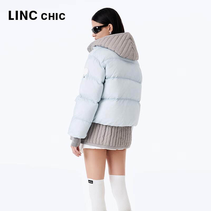 Jinyujie Women's 90% Goose Down Short Puffer Jacket