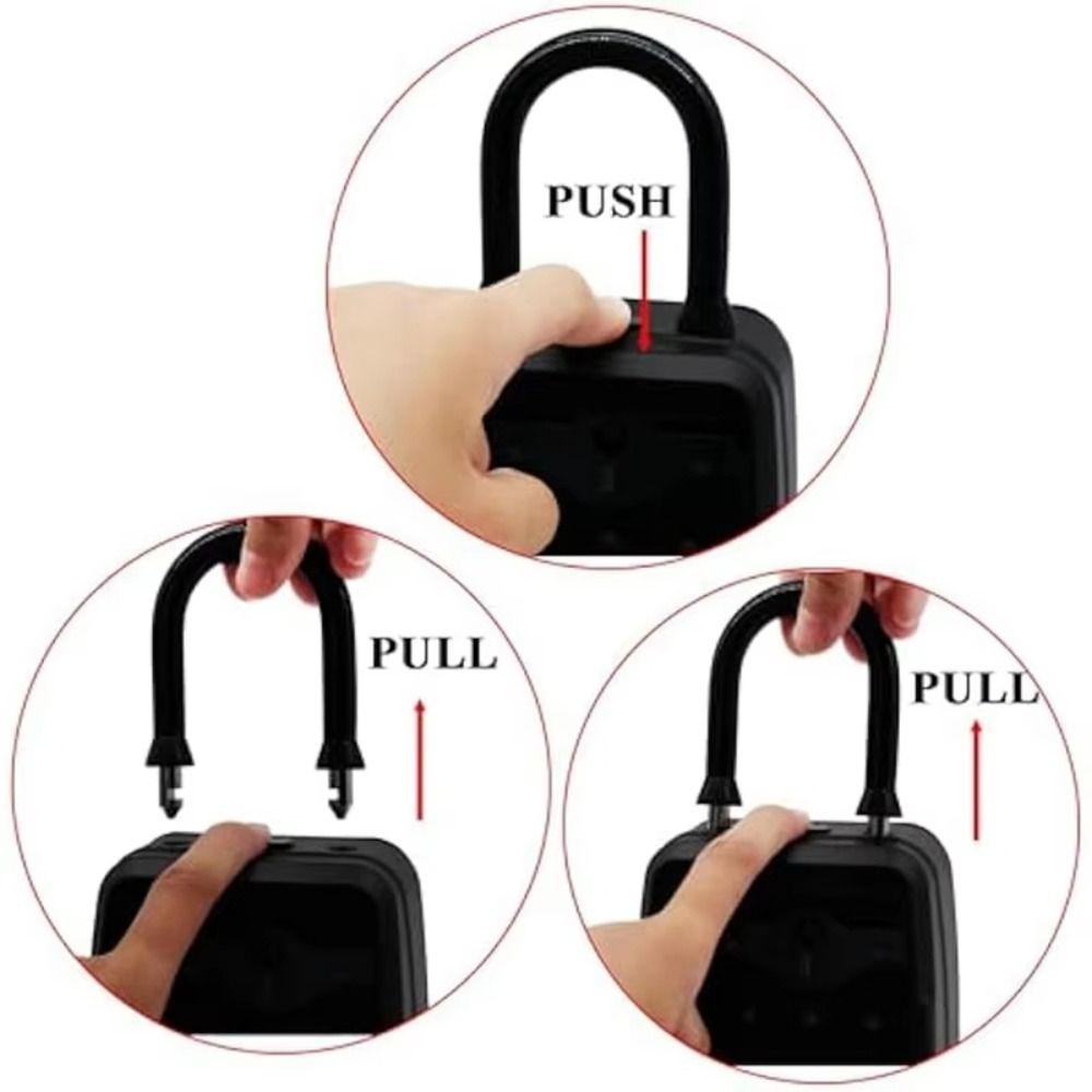 Wall Mounted 4 Digit Combination Key Box Passwords Code Key Lock Safe Box Key Safe Box  Garage