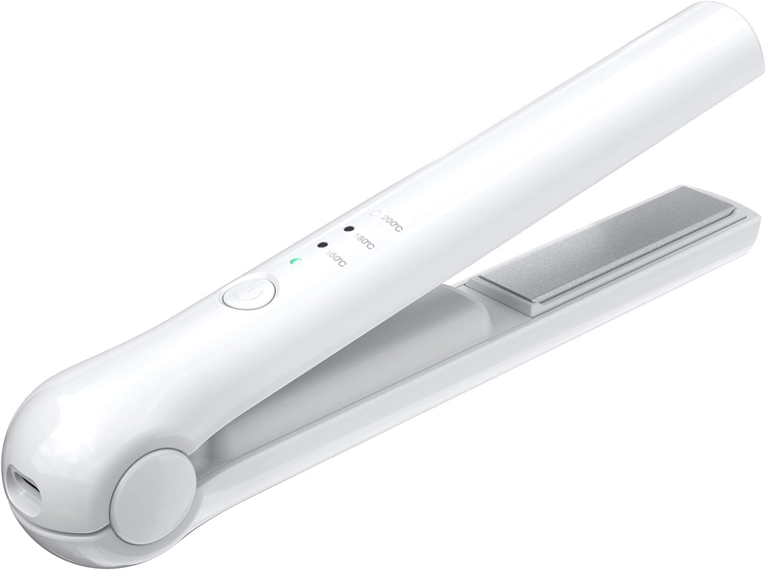 

Cordless Hair Portable Rechargeable Travel Flat Iron Fast Heating Temperature Professional Straight Curl Straightener, - & Adjustable, & Iron, белый