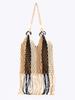Hohle Quaste Handgewebte Damen-Tasche – Lässige Vielseitige Strand- & Urlaubs-Tote