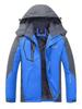 Men's Winter Fleece-Lined Windbreaker: Outdoor Windproof Warm Cotton Jacket, Plus Size for Mountaineering and Fishing.