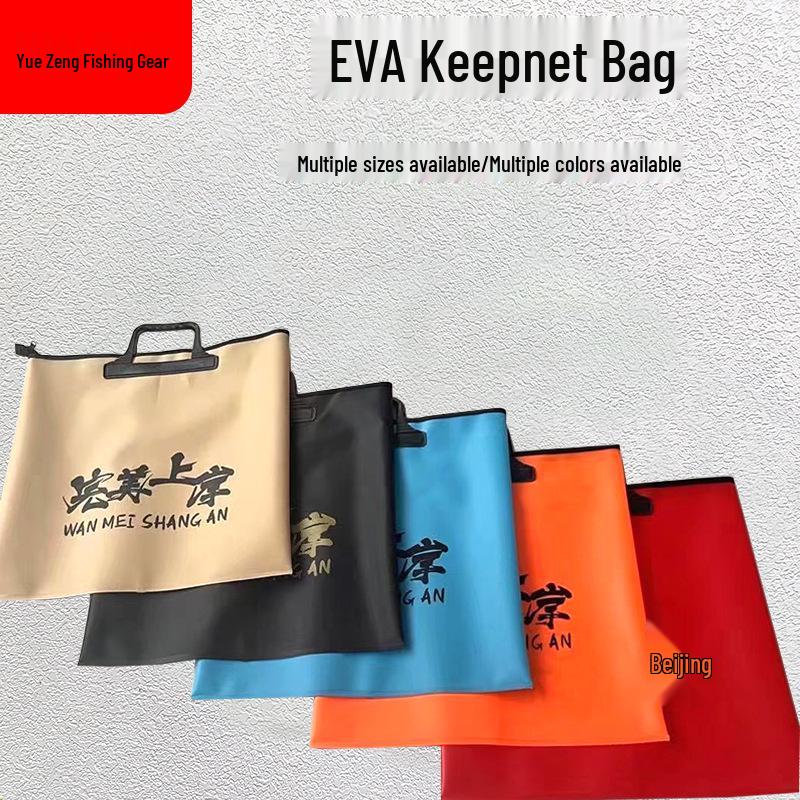 Thickened Waterproof Outdoor Fishing Handbag – Multifunctional Portable Folding EVA Keepnet Tackle Bag