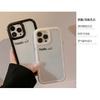 Suitable for 16ProMax phone case, 17 minimalist English smiley face, iPhone13 acrylic, 12 Apple, 11 magnetic suction, 16