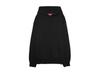 Supreme Sudadera con Capucha y Aplique de Satén Negra
