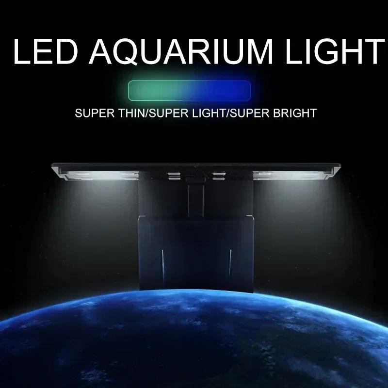 LED Aquarium Fish Tank Light Clip on 5W 10WLED Plants Grow Lights Aquatic Freshwater Aquarium Lamp Waterproof 220V EU Plug