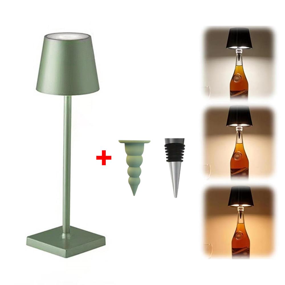 LED Desk Lamp Rechargeable Table Lamp Bar Ambiance Wireless Touch Wine Bottle Lamps Waterproof Led Lights Infinitely Dimmable