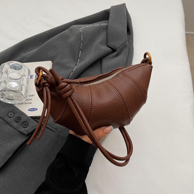 Damen Retro Croissant Umhängetasche - Neue Kleine Schulter Knödeltasche